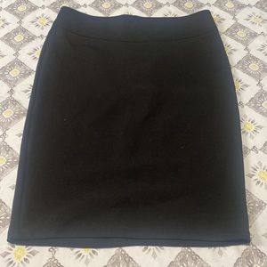 Kardashian Kollection Black Skirt, Gold Zipper, Size Large, Stretchy